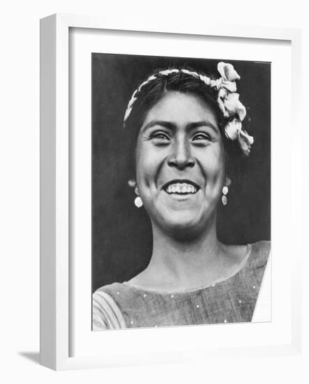 Woman of Tehuantepec, Mexico, 1929-Tina Modotti-Framed Photographic Print