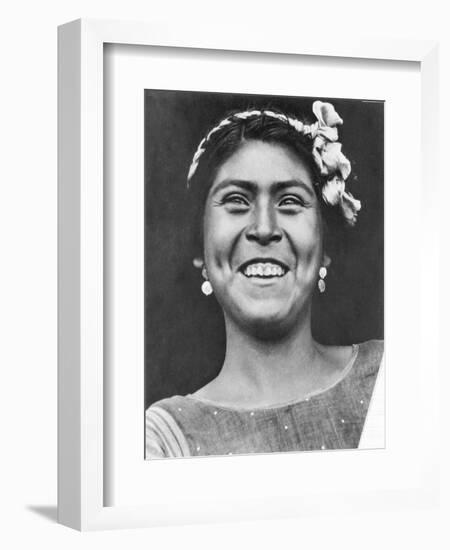 Woman of Tehuantepec, Mexico, 1929-Tina Modotti-Framed Photographic Print