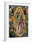 Woman of the Apocalypse Adored by the Patron Hieronymus Rudelauf, 1523-Lucas Cranach the Elder-Framed Giclee Print