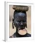 Woman of the Mursi Tribe, Her Clay Lip Plate Shows That She Is Married, Ethiopia-John Warburton-lee-Framed Photographic Print