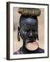 Woman of the Mursi Tribe, Her Clay Lip Plate Shows That She Is Married, Ethiopia-John Warburton-lee-Framed Photographic Print