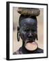 Woman of the Mursi Tribe, Her Clay Lip Plate Shows That She Is Married, Ethiopia-John Warburton-lee-Framed Photographic Print