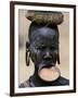 Woman of the Mursi Tribe, Her Clay Lip Plate Shows That She Is Married, Ethiopia-John Warburton-lee-Framed Photographic Print