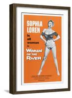 Woman of the River, (Aka La Donna Del Fiume, Aka the River Girl), Sophia Loren, 1955-null-Framed Art Print