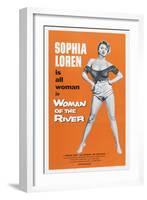 Woman of the River, (Aka La Donna Del Fiume, Aka the River Girl), Sophia Loren, 1955-null-Framed Art Print