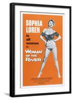 Woman of the River, (Aka La Donna Del Fiume, Aka the River Girl), Sophia Loren, 1955-null-Framed Art Print