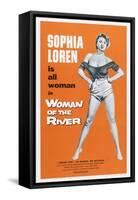 Woman of the River, (Aka La Donna Del Fiume, Aka the River Girl), Sophia Loren, 1955-null-Framed Stretched Canvas