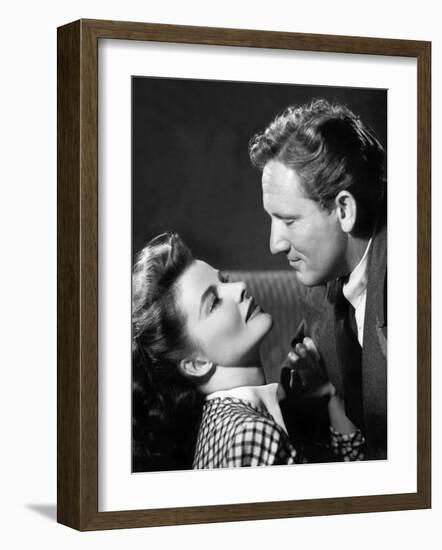 Woman of the Year, Katharine Hepburn, Spencer Tracy, 1942-null-Framed Photo