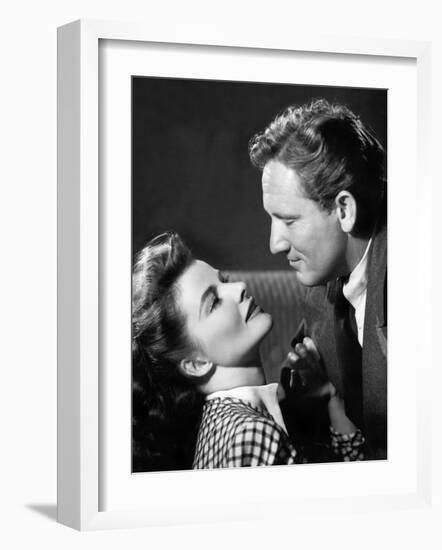 Woman of the Year, Katharine Hepburn, Spencer Tracy, 1942-null-Framed Photo