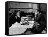 Woman Of The Year, Katharine Hepburn, Spencer Tracy, 1942-null-Framed Stretched Canvas