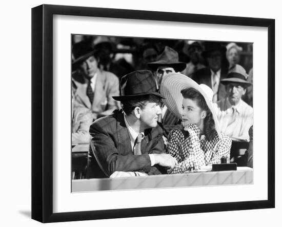 Woman Of The Year, Spencer Tracy, Katharine Hepburn, 1942-null-Framed Photo