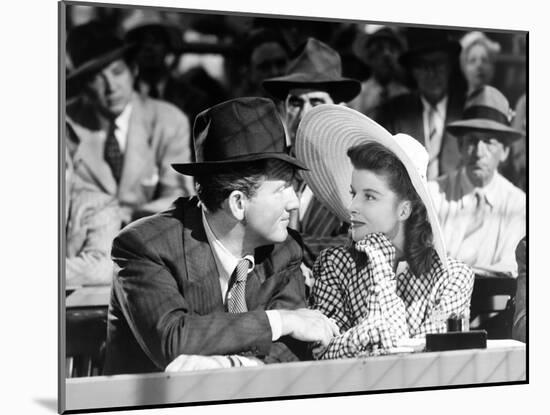 Woman Of The Year, Spencer Tracy, Katharine Hepburn, 1942-null-Mounted Photo