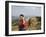 Woman of Yao Minority with Cellphone, Longsheng Terraced Ricefields, Guangxi Province, China-Angelo Cavalli-Framed Photographic Print