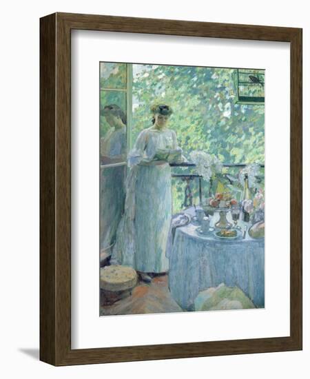 Woman on a Balcony-Henri Ottmann-Framed Giclee Print