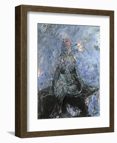 Woman on a Banquette, 1984-Stephen Finer-Framed Giclee Print