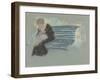 Woman on a Bench, c.1881-Mary Stevenson Cassatt-Framed Giclee Print