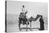Woman on a Camel Tour, Egypt, C1920S-C1930S-null-Stretched Canvas