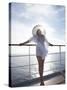 Woman on a Cruise Ship, Nassau, Bahamas, West Indies, Caribbean, Central America-Angelo Cavalli-Stretched Canvas