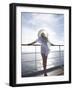 Woman on a Cruise Ship, Nassau, Bahamas, West Indies, Caribbean, Central America-Angelo Cavalli-Framed Photographic Print