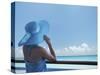 Woman on a Cruise Ship, Nassau, Bahamas, West Indies, Caribbean, Central America-Angelo Cavalli-Stretched Canvas