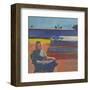 Woman on a Porch, 1958-Richard Diebenkorn-Framed Art Print