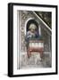 Woman on Balcony, Detail from Fresco Cycle Stories of the Virgin-Ottaviano Nelli-Framed Giclee Print