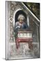 Woman on Balcony, Detail from Fresco Cycle Stories of the Virgin-Ottaviano Nelli-Mounted Giclee Print