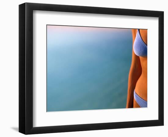 Woman on Beach, Maldives-Stuart Westmorland-Framed Photographic Print