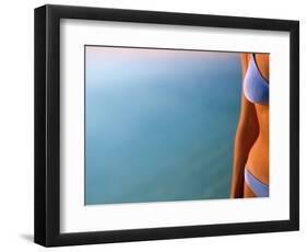 Woman on Beach, Maldives-Stuart Westmorland-Framed Photographic Print