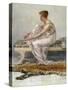 Woman on Divan by Francis Millet-Geoffrey Clements-Stretched Canvas