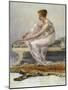 Woman on Divan by Francis Millet-Geoffrey Clements-Mounted Giclee Print