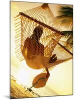 Woman on Hammock, Ari Atoll, White Sand Island-Angelo Cavalli-Mounted Photographic Print