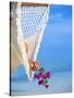 Woman on Hammock, Ari Atoll, White Sands Island-Angelo Cavalli-Stretched Canvas