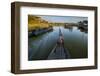 Woman on Her Dugout, Kompong Kleang Village, Siem Reap Province, Cambodia, Indochina-Nathalie Cuvelier-Framed Photographic Print