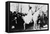 Woman on Horse Woman's Suffrage Parade Photograph - Washington, DC-Lantern Press-Framed Stretched Canvas