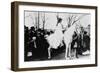 Woman on Horse Woman's Suffrage Parade Photograph - Washington, DC-Lantern Press-Framed Art Print