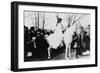 Woman on Horse Woman's Suffrage Parade Photograph - Washington, DC-Lantern Press-Framed Art Print