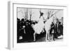 Woman on Horse Woman's Suffrage Parade Photograph - Washington, DC-Lantern Press-Framed Art Print