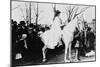 Woman on Horse Woman's Suffrage Parade Photograph - Washington, DC-Lantern Press-Mounted Art Print