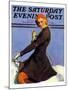 "Woman on Horseback," Saturday Evening Post Cover, September 17, 1932-Guy Hoff-Mounted Giclee Print