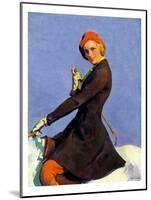 "Woman on Horseback,"September 17, 1932-Guy Hoff-Mounted Giclee Print