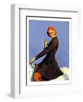 "Woman on Horseback,"September 17, 1932-Guy Hoff-Framed Giclee Print