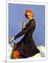 "Woman on Horseback,"September 17, 1932-Guy Hoff-Mounted Giclee Print