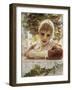 Woman on Porch-Eugenio Prati-Framed Giclee Print