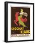 Woman on Red Horse, Chocolate-null-Framed Art Print