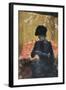 Woman on Red Sofa, 1876-1878-Giuseppe De Nittis-Framed Giclee Print