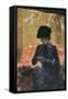 Woman on Red Sofa, 1876-1878-Giuseppe De Nittis-Framed Stretched Canvas