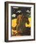 Woman on Shore, 1892-Paul Gauguin-Framed Giclee Print