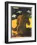 Woman on Shore, 1892-Paul Gauguin-Framed Giclee Print