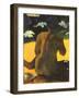 Woman on Shore, 1892-Paul Gauguin-Framed Giclee Print